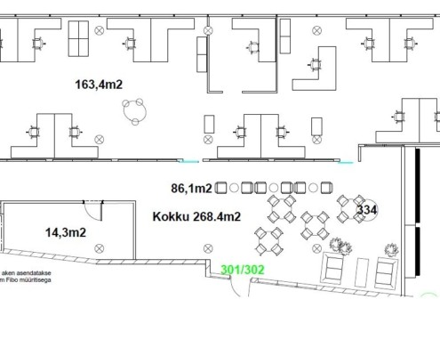 301-302 268,4m2