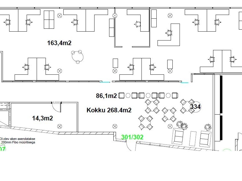 301-302 268,4m2
